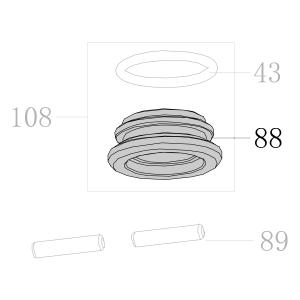 Запчасть AA40A-039A Крышка клапана курка CN55-37 CN70B-53 CN80B-94 CN90-94 N851F-69 CN100B-88 CN130-92 N851H-41 CN100-98 (вид 1)