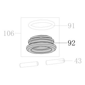 Запчасть AA40A-039A Крышка клапана курка CN55-37 CN70B-53 CN80B-94 CN90-94 N851F-69 CN100B-88 CN130-92 N851H-41 CN100-98 (вид 5)