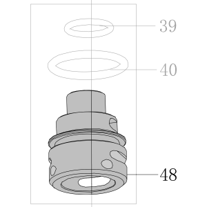 Запчасть AA42A-042A Корпус клапана CN55-48 CN70B-30 CN80B-36 CN90-35 N851F-37 CN100B-34 CN130-35 N851H-44 CN100-29 (вид 5)