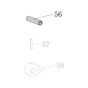 Запчасть B02-030160-02 Штифт ф3×16 CN55-69 CN70B-72 CN80B-56 CN100B-81 N851L-45 N851H-56 CN100-79 (вид 5)