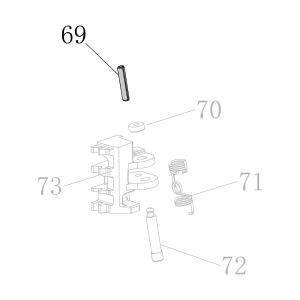 Запчасть B02-030160-02 Штифт ф3×16 CN55-69 CN70B-72 CN80B-56 CN100B-81 N851L-45 N851H-56 CN100-79 (вид 4)