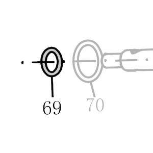 Запчасть B08-008800190 Кольцо уплотнительное 8.8X1.9 CN55-44 CN70B-35 CN80B-41 CN90-39 N851F-41 CN100B-38 CN130-39 N851L-38 N851H-49 CN100-33 CN45R-69 (вид 7)