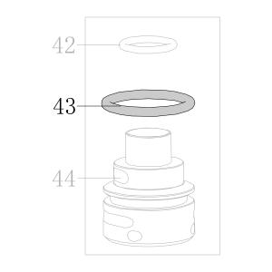 Запчасть B08-019600240 Кольцо уплотнительное 19.6X2.4 CN55-40 CN70B-31 CN80B-37 CN90-34 N851F-36 CN100B-33 CN130-34 N851L-32 N851H-43 CN100-28 (вид 1)