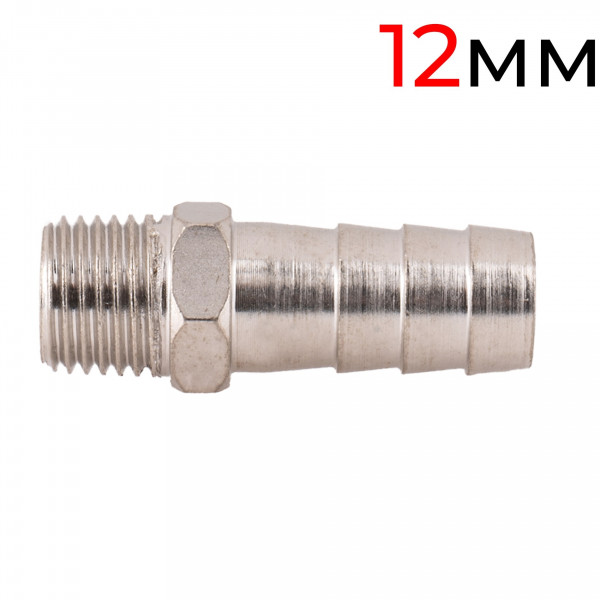 BM-SMH04/08 Штуцер "елочка" 12 мм наружная резьба М1/4"