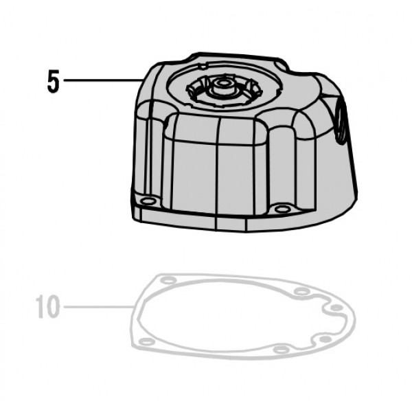 Запчасть 110240 CYLINDER CAP Крышка цилиндра NT65R-5