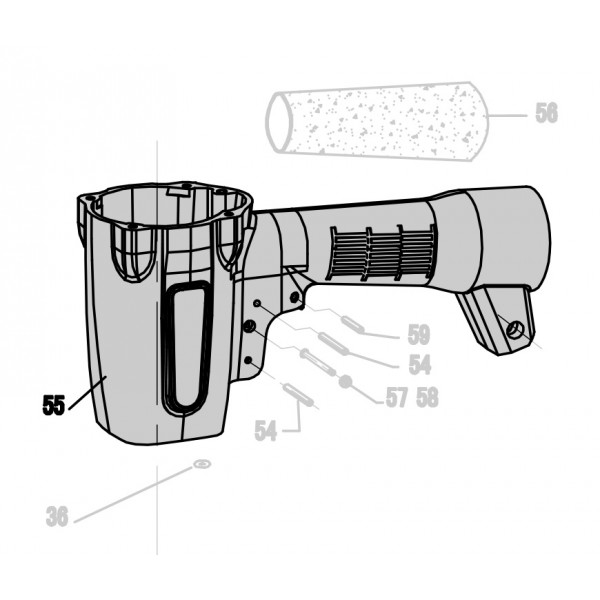 Запчасть 110 420 BODY Корпус CRN45A-55