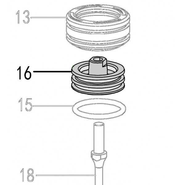 Запчасть 311000 PISTON Поршень бойка CN90B-16