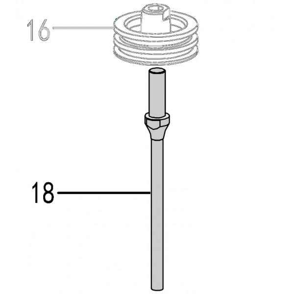 Запчасть 324760 DRIVER BLADE Боек без поршня CN90B-18