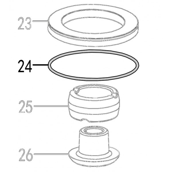 Запчасть 511730 O-RING 92X2.75 Кольцо уплотнительное CN90B-24