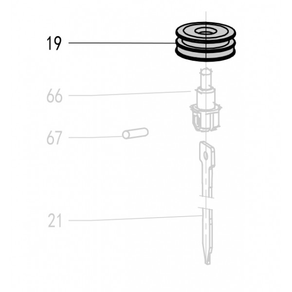 Запчасть 311340 PISTON Поршень бойка F50R-19