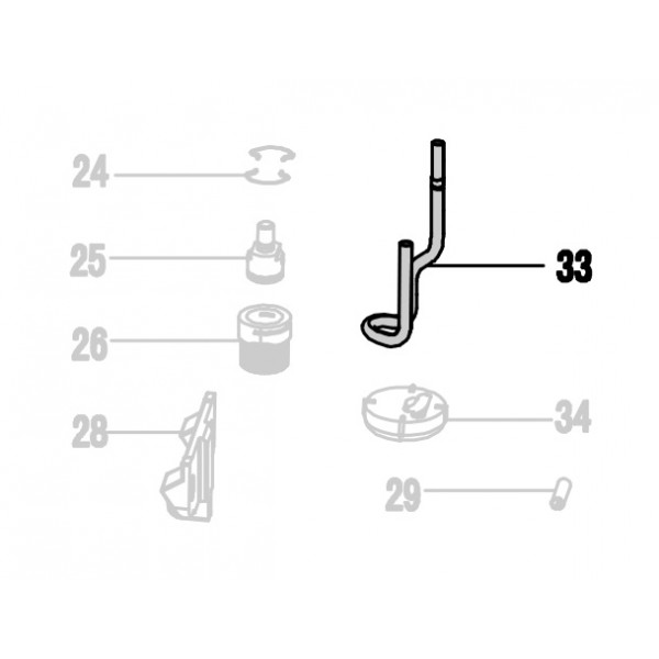 Запчасть 321020 EXTENSION BAR Упор NT65R-33