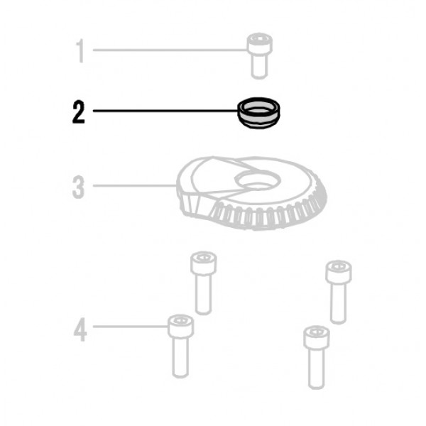 Запчасть 321080 BUSHING Шайба выхлопной крышки NT65R-2