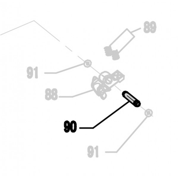 Запчасть 321 870 STEP PIN Штифт ступенчатый CRN45A-90