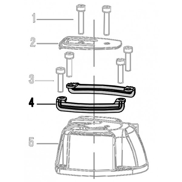 Запчасть 323970 SIDE PROTECTOR Боковая скоба N5023R-4 N5024R-4