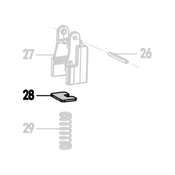 Запчасть 325570 BRACKET HOLDER Держатель кронштейна 9040R-28