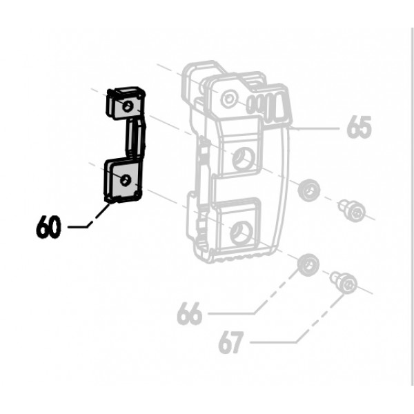 Запчасть 325690 STAPLER GUIDE SUPPORT Держатель направляющей 9040R-60