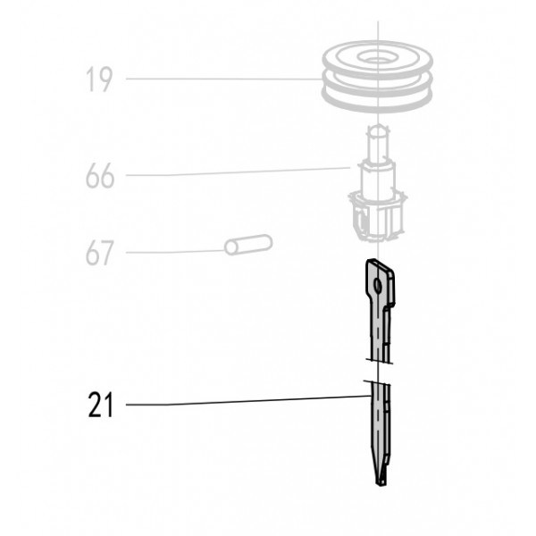 Запчасть 326060 DRIVER BLADE Боек без поршня F50R-21