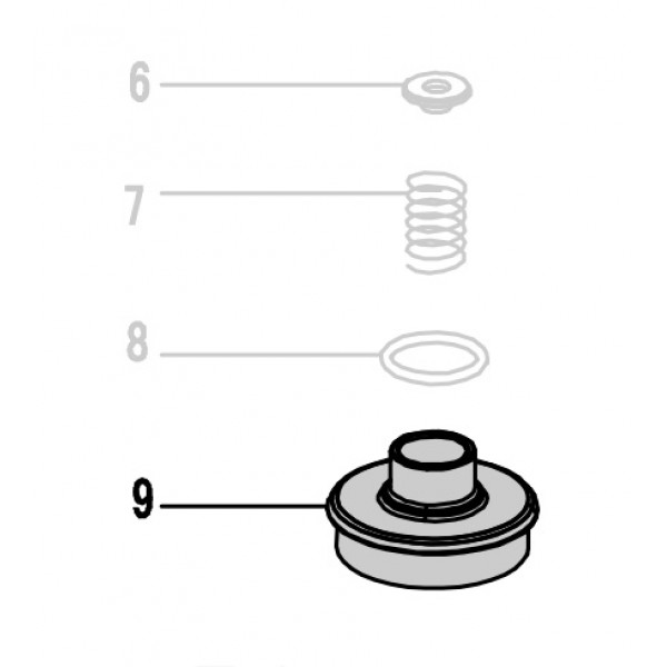 Запчасть 410310 HEAD VALVE PISTON Клапан поршня NT65R-9