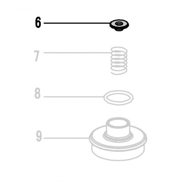 Запчасть 410320 WASHER Шайба NT65R-6