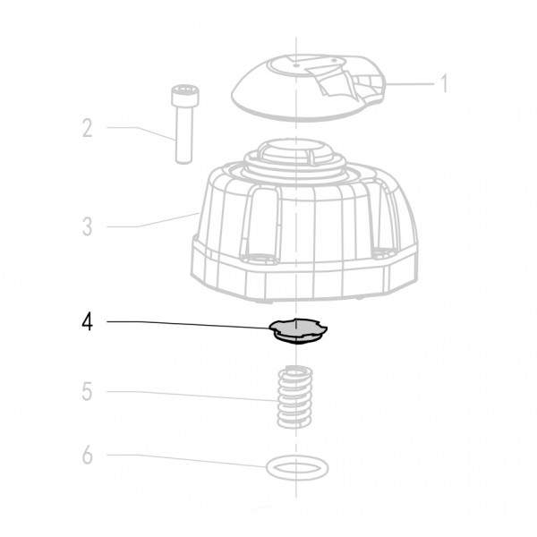 Запчасть 411070 HEAD VALVE SEAL Прокладка клапана F50R-4