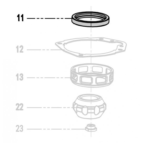 Запчасть 411220 HEAD VALVE SEAL Прокладка клапана 9040R-11