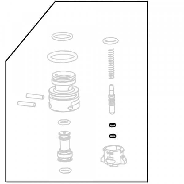 Запчасть 510 030 O-RING  2.5X1.4 Кольцо уплотнительное CN55R-68 CN57R-66 CN70R-56 CN80R-61 CN90R-61 CN90B-57 N851R-59 CRN45A-47 9040R-41 NT65R-71