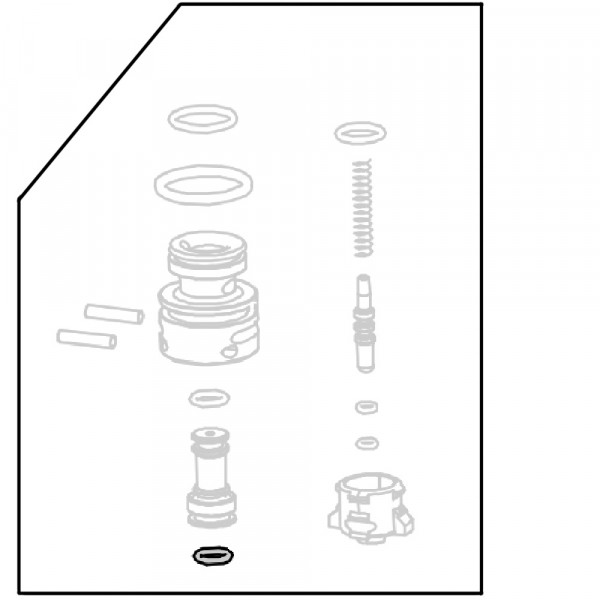 Запчасть 510 220 O-RING  6.7X1.8 Кольцо уплотнительное CN100R-37 CN57R-62 CRN45A-43 (510210) NT65R-67