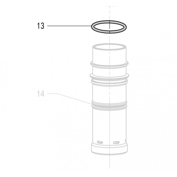 Запчасть 510 910 O-RING 30X2 Кольцо уплотнительное CRN45A-12 F50R-13