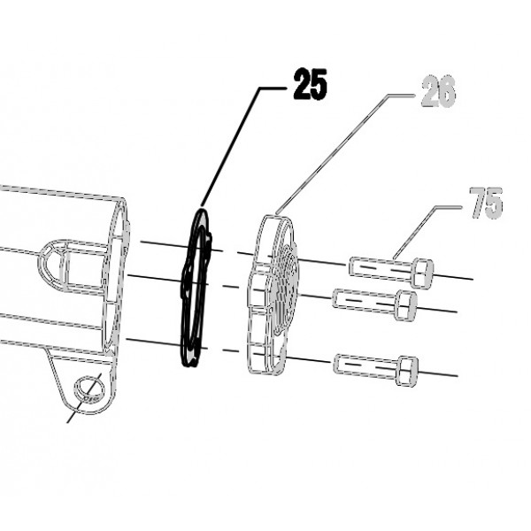 Запчасть 520370 END CAP SEAL Прокладка крышки N5023R-25 N5024R-26