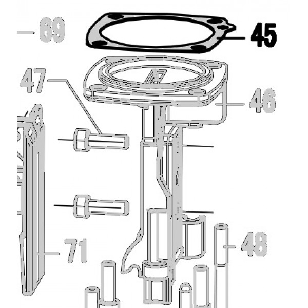 Запчасть 520380 NOSE SEAL  Прокладка носа N5023R-45 N5024R-45