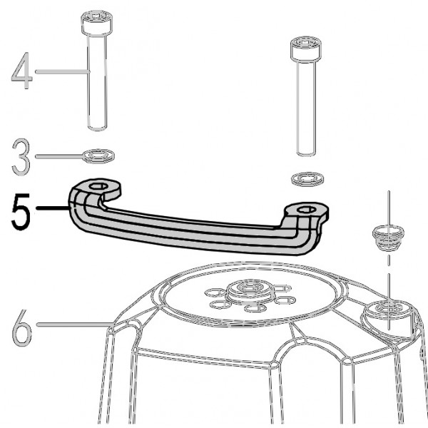 Запчасть 324750 SIDE PROTECTOR Боковая скоба CN90B-5