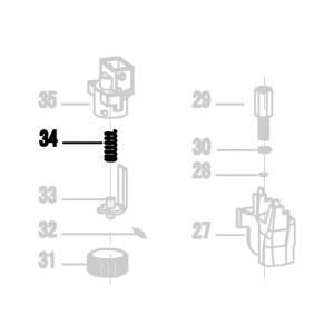 Запчасть 620 670 SPRING Пружина N851R-55 CRN45A-34 CN90B-44 (вид 2)