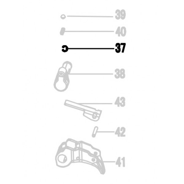 Запчасть 630130 SNAP RING 6 Стопорное кольцо NT65R-37