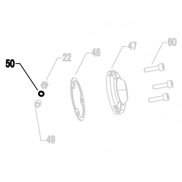 Запчасть 630140 WASHER Шайба NT65R-50