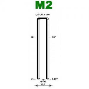 651S5 Каркасный пневмостеплер Bostitch для скобы M2 (155, L) (вид 3)