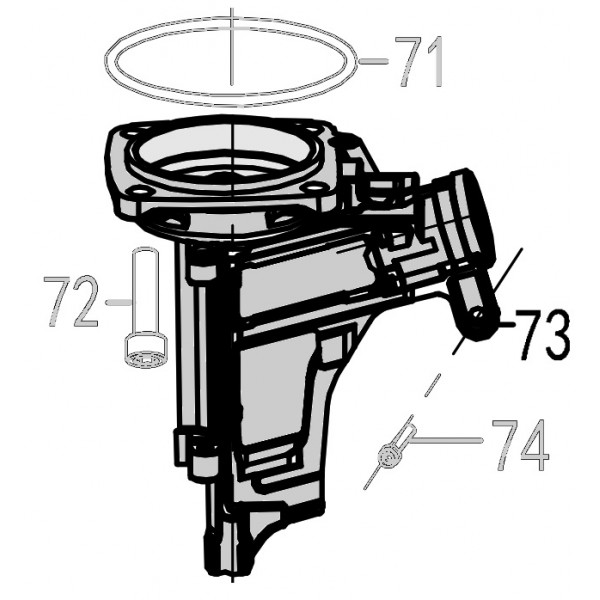 Запчасть 211550 NOSE Нос CN90B-73