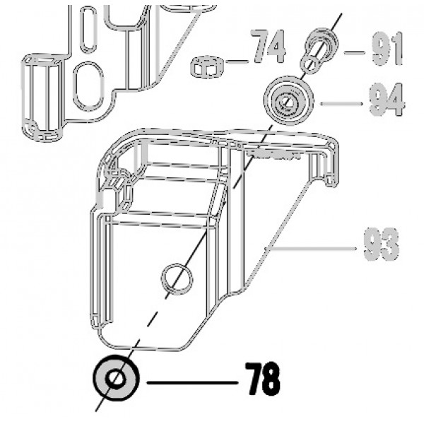 Запчасть 321 890 WASHER Шайба CRN45A-84 N5024R-78 CN90B-68