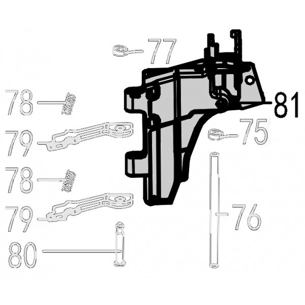 Запчасть 211560 DOOR Дверца CN90B-81