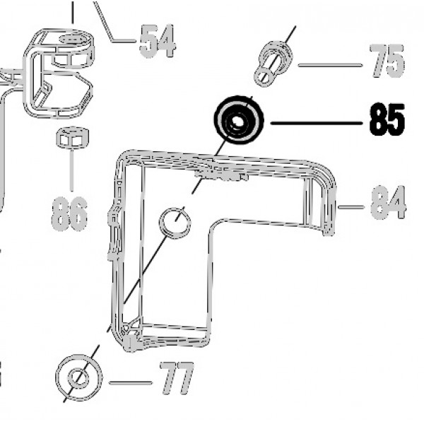 Запчасть 324120 DUST COVER WASHER Шпонка кожуха N5023R-85 N5024R-94