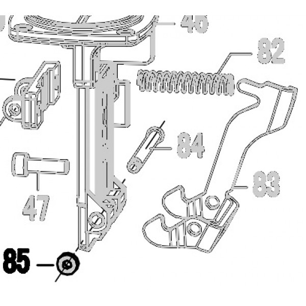 Запчасть 410930 LATCH PIN CAP Заглушка штифта N5024R-85