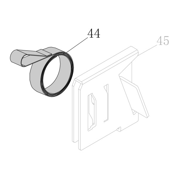 Запчасть AA16A-009A Пружина толкателя 440KB-44