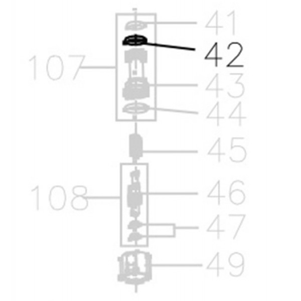 Запчасть AA17D-006A Затвор клапана MCN55-42 MCN70B-33 MCN80B-39 MCN90-37  MN851F-39 MCN100B-36 MCN130-37