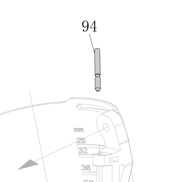 Запчасть AA40A-021A Штифт CN55-94