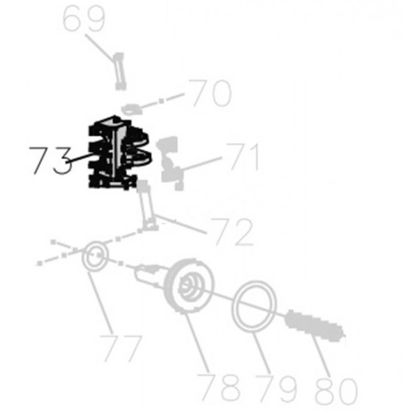 Запчасть AA40A-031A Толкатель гвоздя MCN55-73