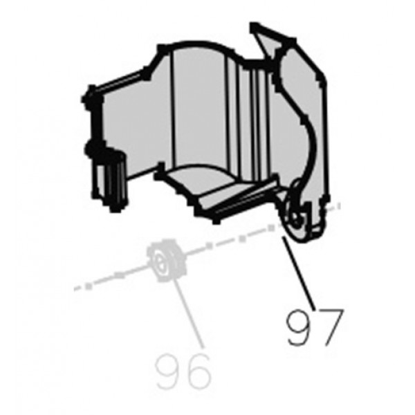 Запчасть AA40A-033A Крышка носа MCN55-97