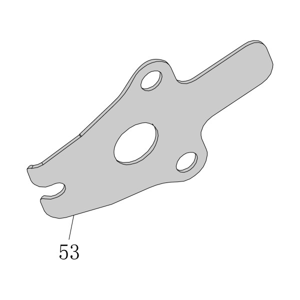 Запчасть AA58A-012A Крышка боковая SC7E-I2-53