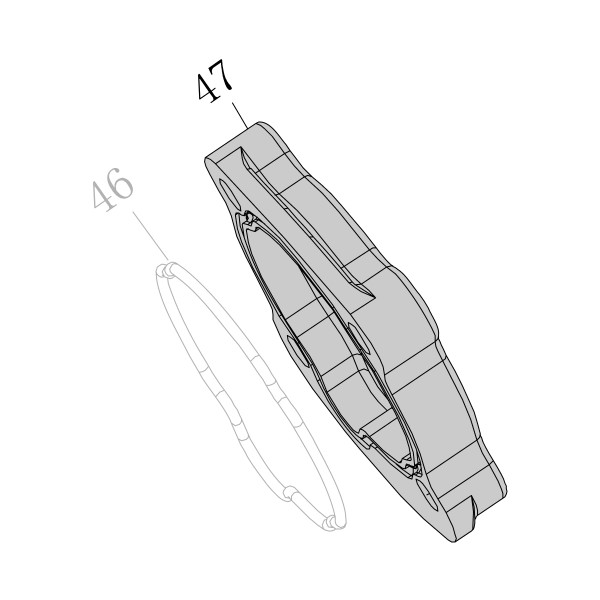 Запчасть AA58A-023A Крышка цилиндра SC7C-I2-47 SC7E-I2-47 SC760C-I2-48