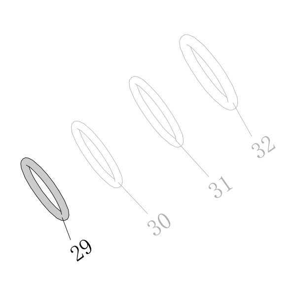 B08-010000150 O-кольцо 10×1.5 SC7C-I2-29 SC7E-I2-29 SC760C-I2-30