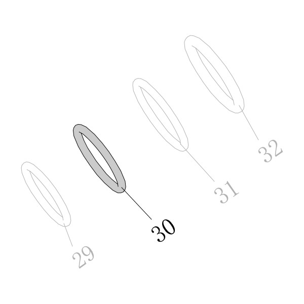 B08-011000150 O-кольцо 11×1.5 SC7C-I2-30 SC7E-I2-30 SC760C-I2-31
