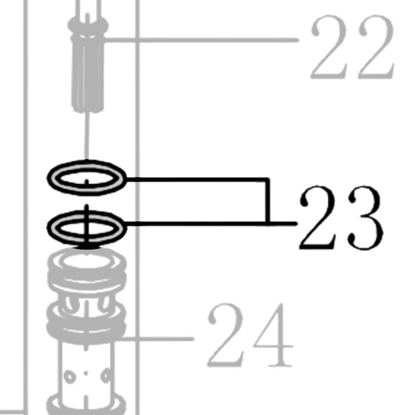 B08-011500150 O-кольцо 11.5×1.5 CN45R-23